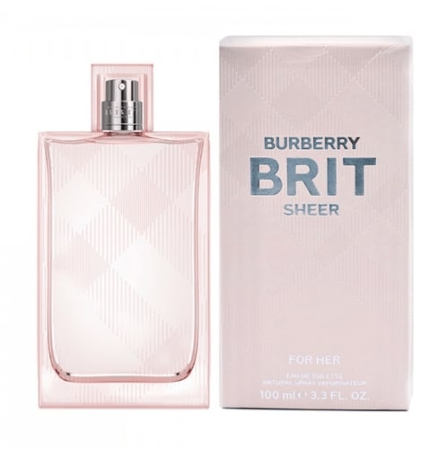 Burberry Brit Sheer by EDT Spray 3.3 oz ( 100 ml)