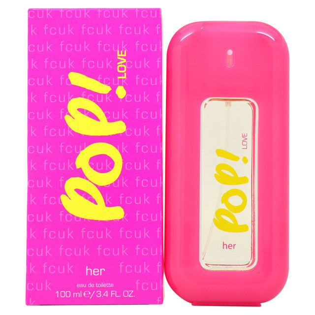 FCUK POP LOVE 3.4 EDT SP FOR WOMEN (100ml)