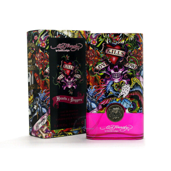 Ed Hardy  Hearts & Daggers/Christian Audigier Edp Spray 3.4 Oz (W) 100ml