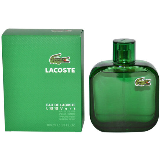 Eau DE L.12.12 Vert by Lacoste for Men - 3.3 oz EDT Spray (100ml)